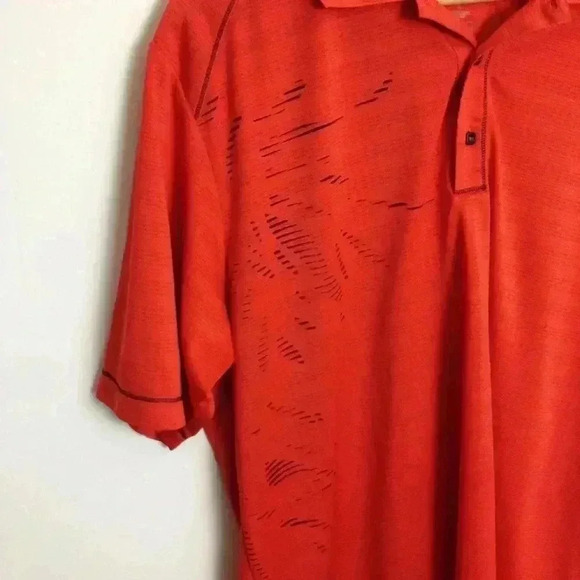 ADIDAS CLIMA COOL SHORT SLEEVE LARGE RED POLO - Picture 6 of 6